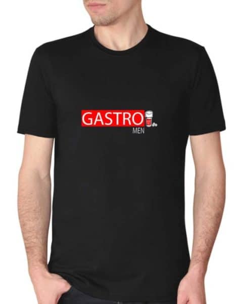 חולצה קשה לעיכול עם ההדפס "GASTRO MEN"