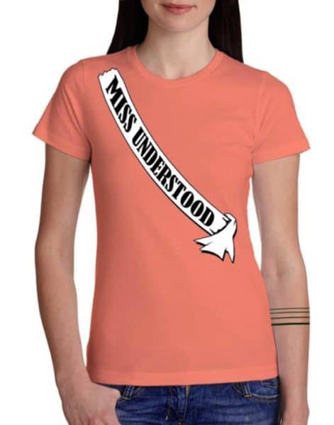 חולצה לנשים שלא מבינים אותן "Miss Understood"