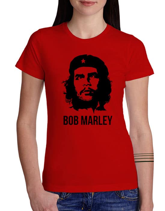 חולצה מודפסת של בוב מארלי או שלא